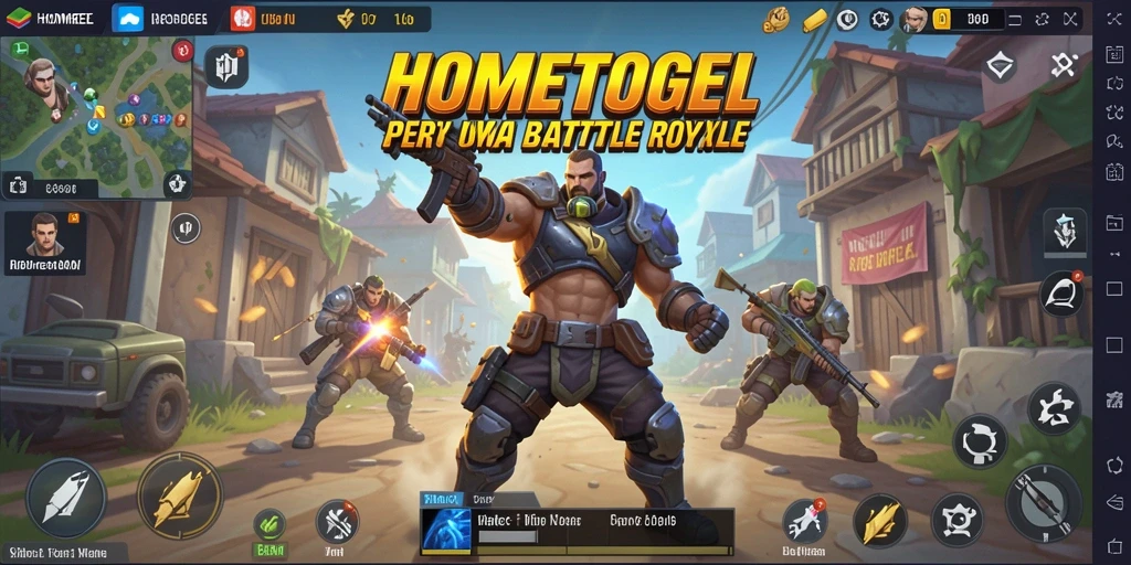 Tampilan menyeramkan medan perang di HOMETOGEL.