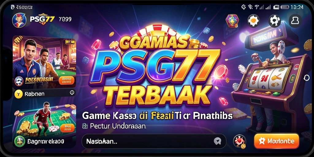 Tampilan menarik gameplay Kasino PSG77 dengan grafis menawan.