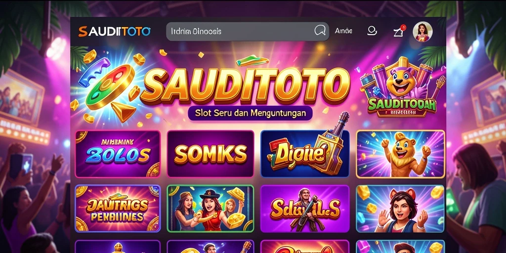 Gameplay slot menarik dan grafis menawan di SAUDITOTO.