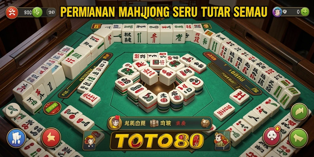 Tangkapan layar TOTO80 menampilkan antarmuka permainan Mahjong yang menarik.